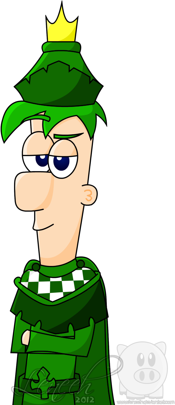 Chess King Ferb By Leneeh - Chess (900x1875)