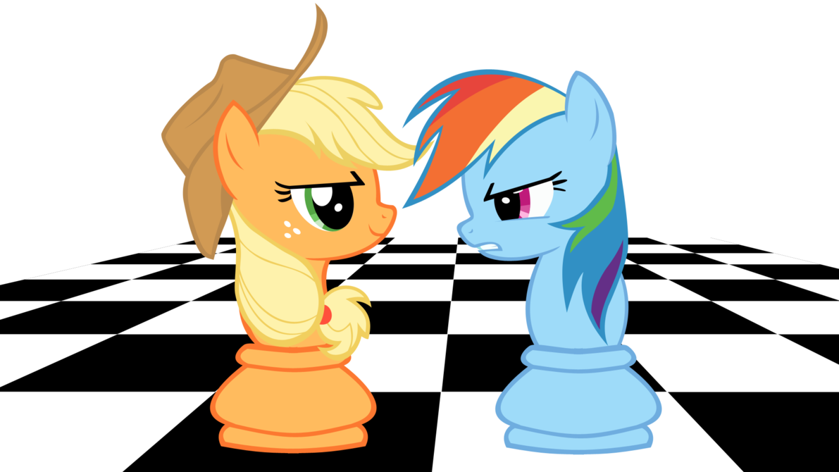 Chess Ponies By Kapten-n - My Little Pony Chess Icon (1191x670)