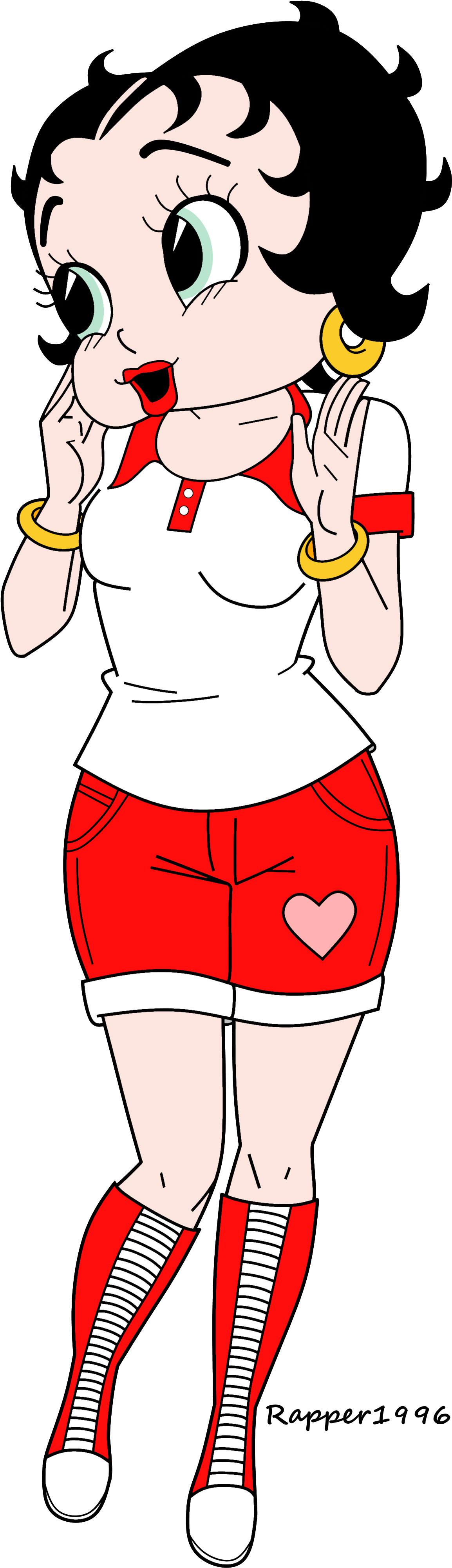 Betty Boop Anime Spring Break Render By Rapper1996 - Betty Boop Anime Spring Break Render By Rapper1996 (1177x4002)