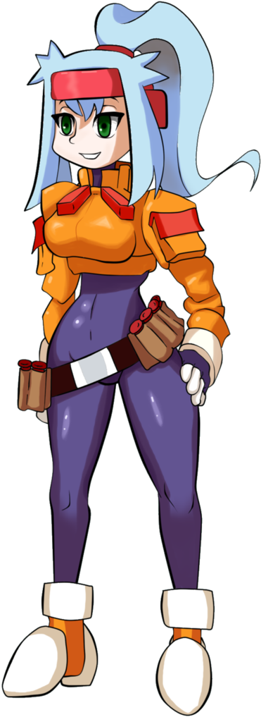 Megaman Zx Advent Ashe Ashe-skullgirls - Cartoon (744x1074)