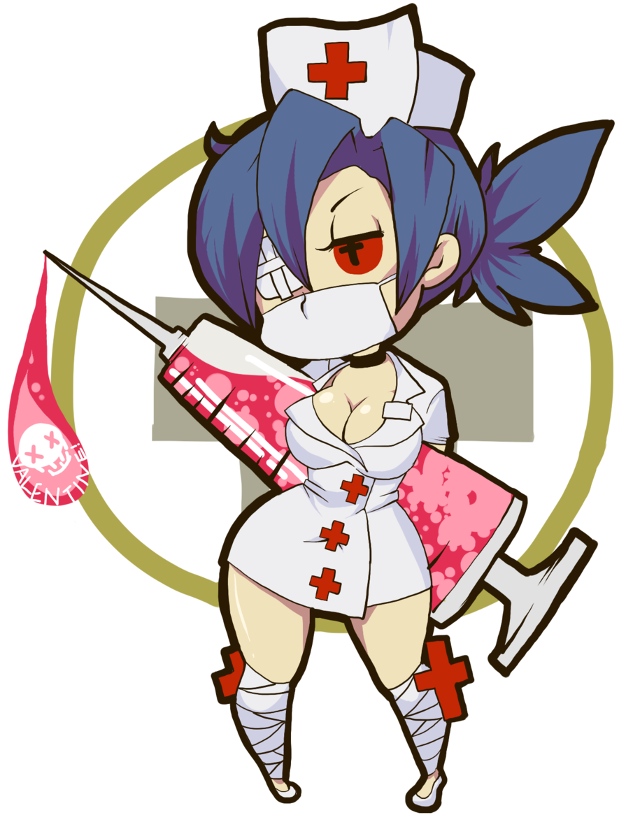 Valentine By Eracadenza Skull Girls - Valentine Skull Girl (900x1210)