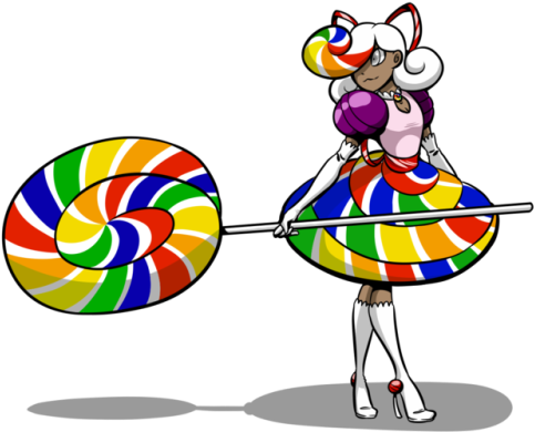 Well, I Finally Finished Drawing My Oc, Lolly, As A - Skullgirls (500x500)