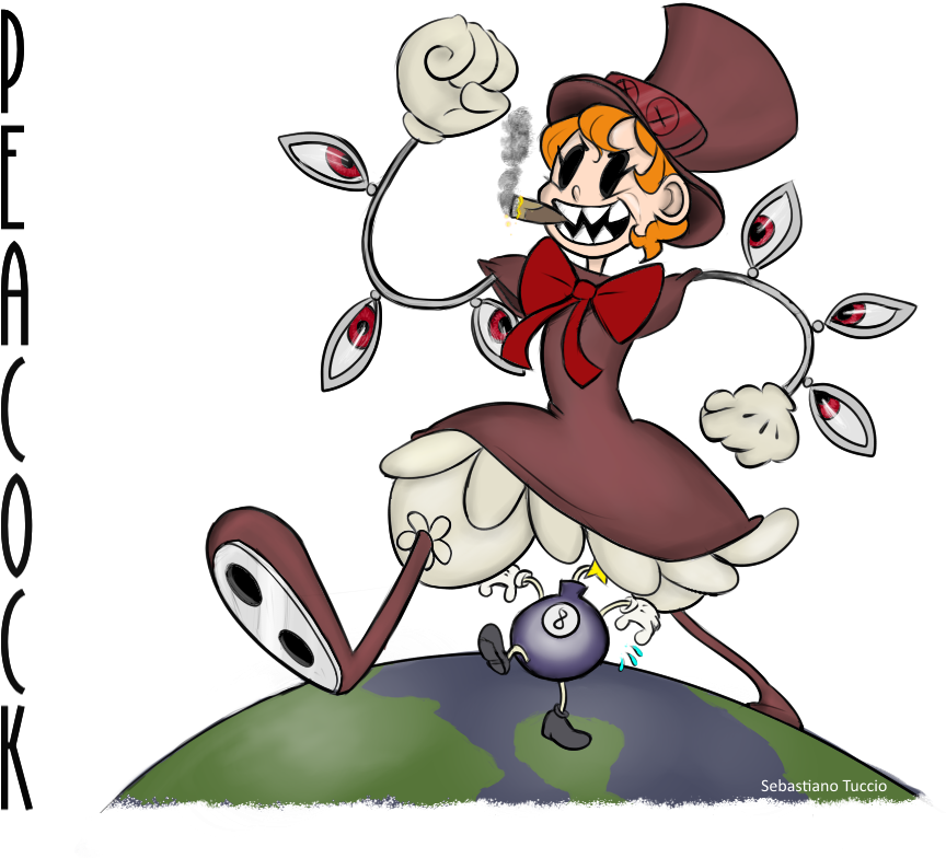 Peacock Speedart By Sebastiantuccio - Skull Girls Peacock Walking (1000x800)