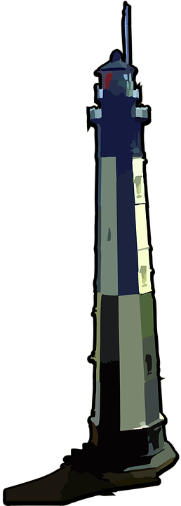 Lighthouse Graphic 16, Buy Clip Art - Lighthouse (360x720)