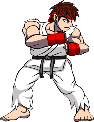 Ryu Skullgirls Style Commission By Xhienx - Street Fighter Skullgirls Style (400x521)