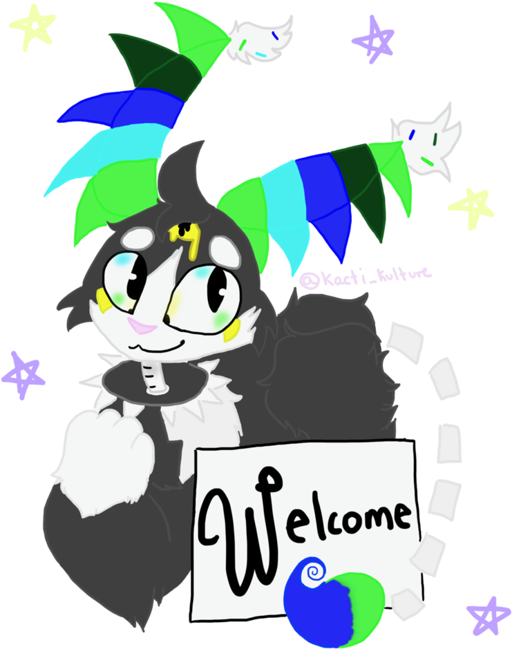 Welcome To My Profile By Kactikulture - Cartoon (795x1004)