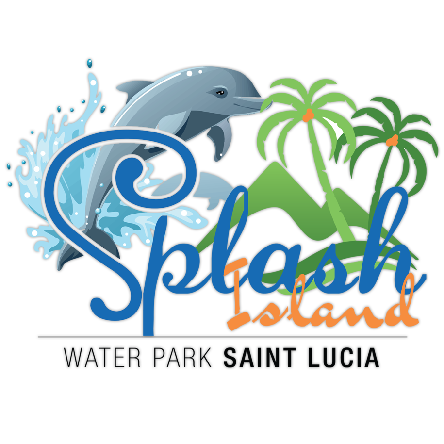 Caribbean Water Park Saint Lucia - Water Park Logo Design (1000x1000)