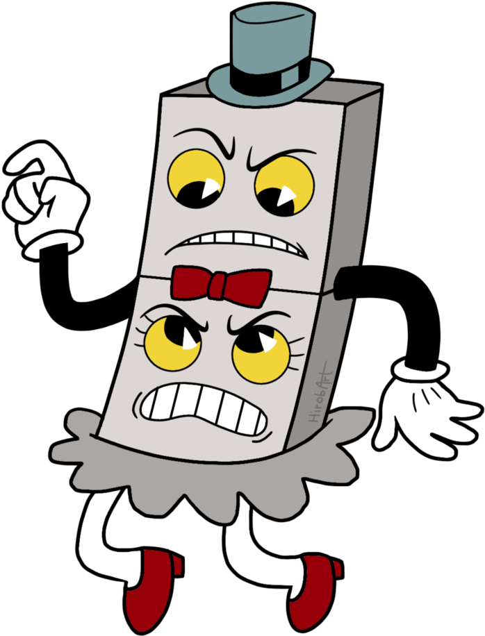 Portfolio Dot Cartoon Character Pip And By Hirobart - Cuphead Pip And Dot (783x1021)