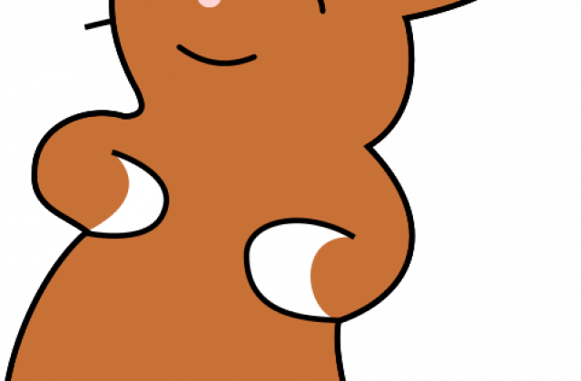 Cute Rabbit Clipart - Clip Art (640x420)