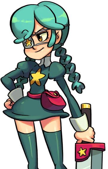 Annie Smirk - Skull Girls Annie (640x720)