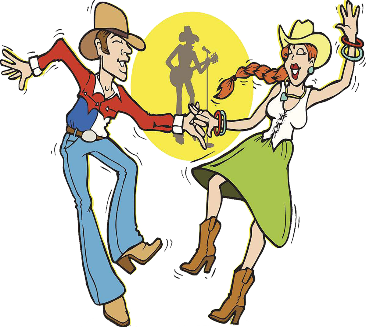 Country-western Dance Country Music Country Dance Clip - Country-western Dance Country Music Country Dance Clip (1200x1072)