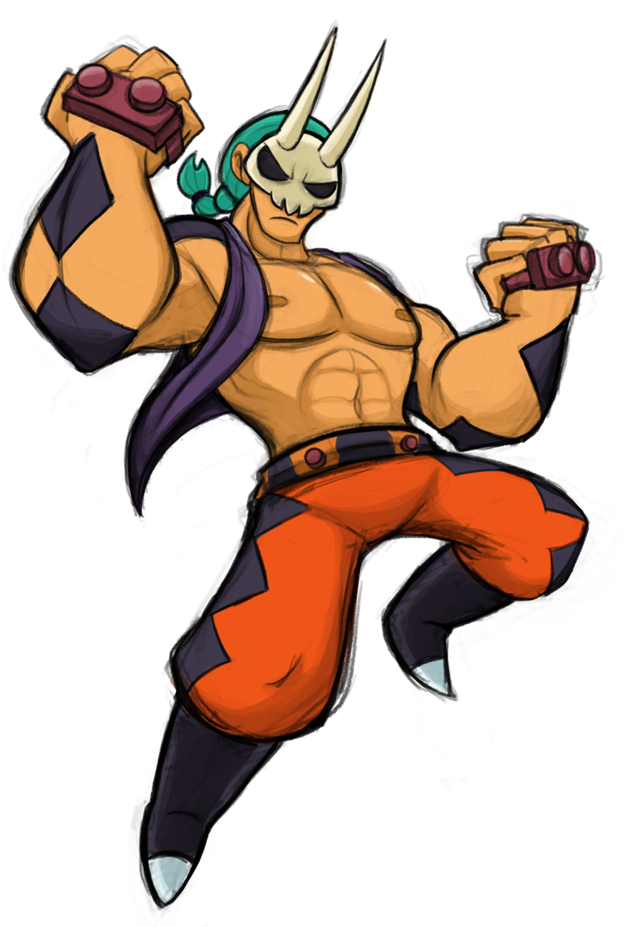 Vice-versa Action Portrait By Wiirdo - Skullgirls Human Vice Versa (900x1316)