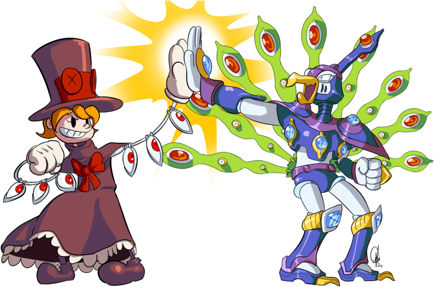 Paint The Town Red By Triple-q - Cyber Peacock Megaman X4 (900x578)