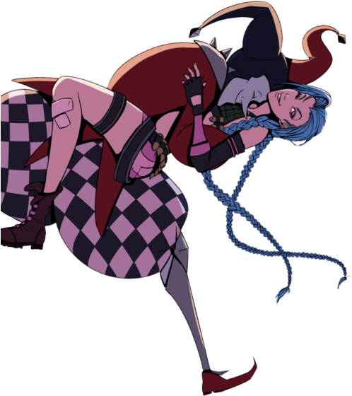 Free Rodeo Clipart Borders - Shaco And Jinx (500x614)