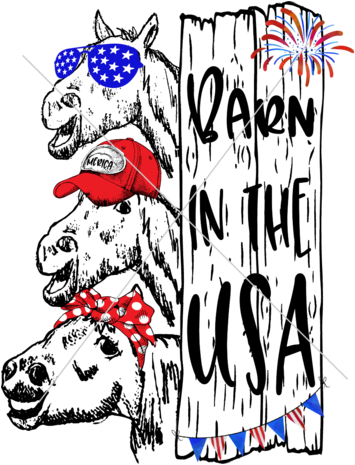 Country & Western - Barn In The Usa (356x480)