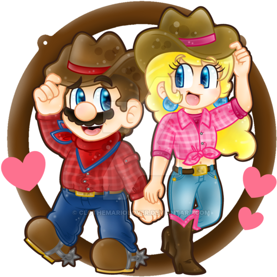 Hey There, Cowboy - Mario Party 2 Western Land Cowboy (600x600)