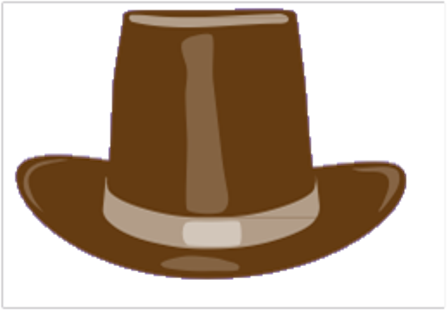 Beaver Pelt Hat Clipart (448x311)