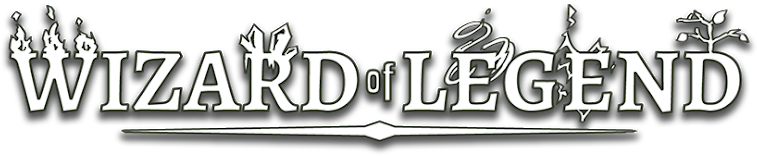 Wizard Of Legend Relics Guide - Wizard Of Legend Logo (796x185)