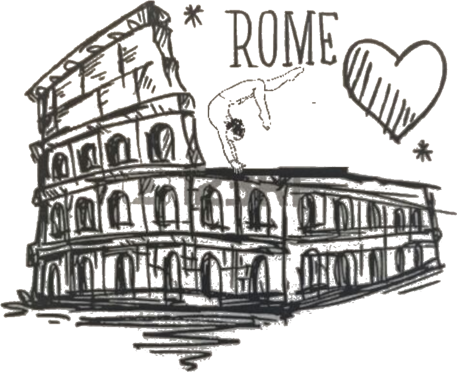 La Ginnastica È Bella Ma Roma La Rende Migliore - Colosseo Clip Art (1104x814)