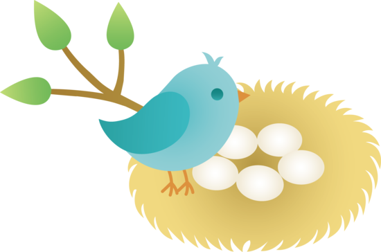 Bird Nest Clipart Clipart Panda Free Clipart Images - Bird Nest (550x364)