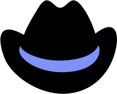 Cowboy Hat Png Clipart Download Image - Black Cowboy Hat Transparent Background (408x340)