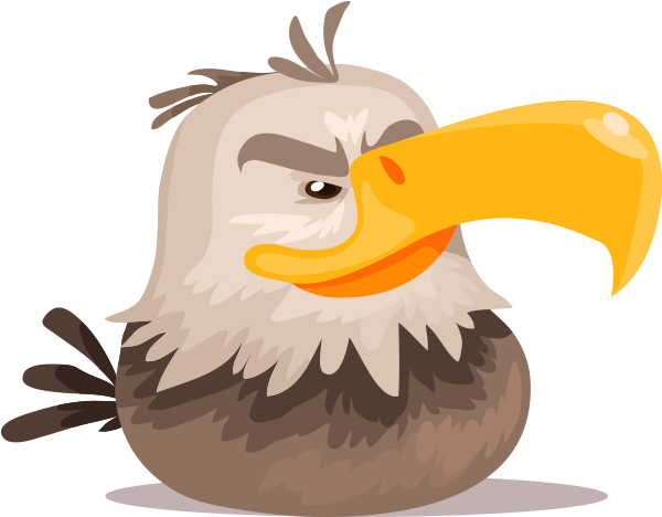Mighty Eagle - Los Personajes De Los Angry Birds (600x600)