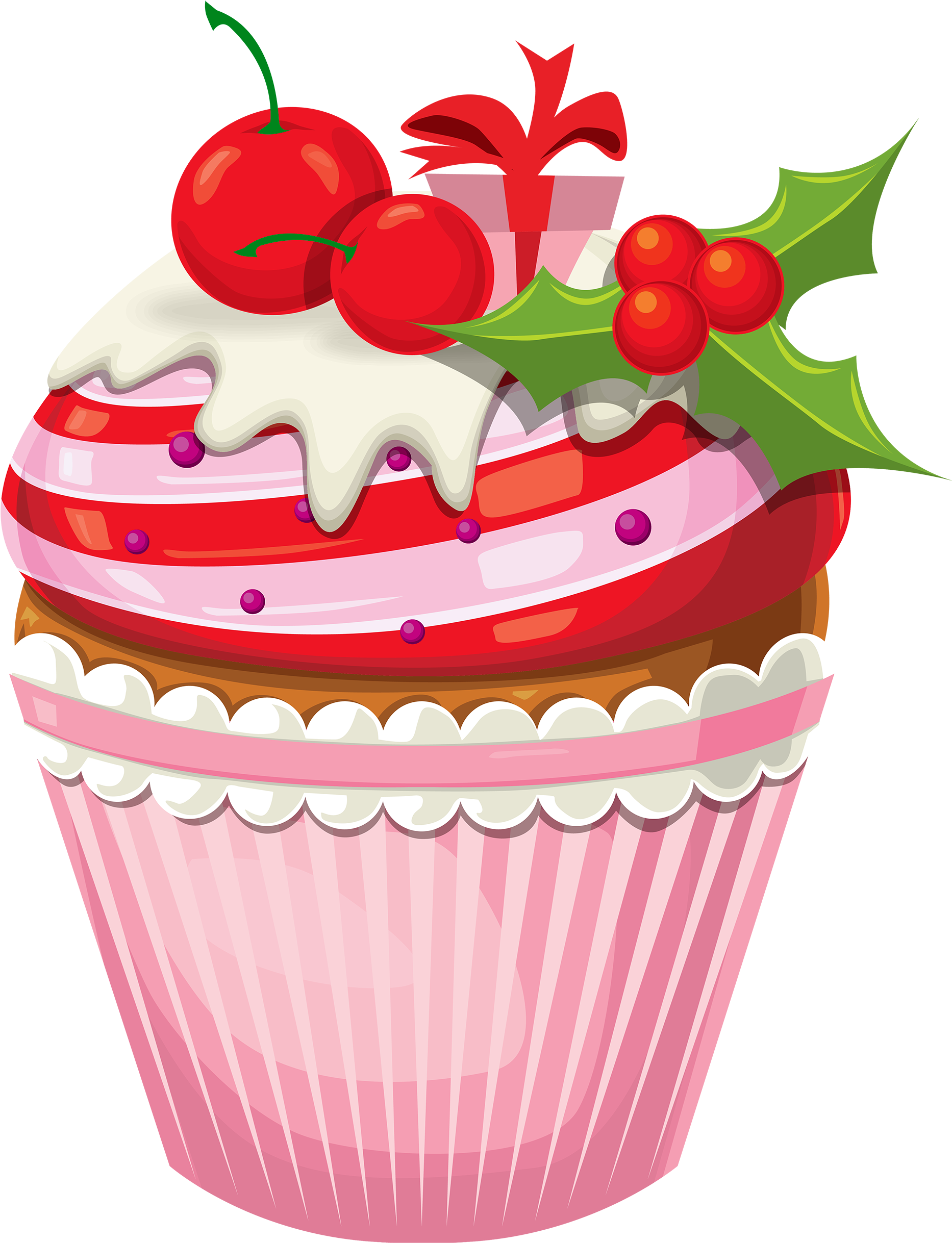 Pin By Courtney Patterson On Clip Art Cakes, Cupcakes,pies - Cupcakes Png Clipart (1915x2500)