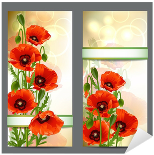 Vinilo Pixerstick Conjunto De Banners De Verano Con - Vector Graphics (400x400)