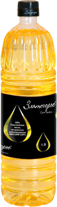 Sunflower Oil Png - Златогорье Масло (262x685)