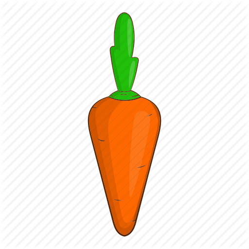Carrot, Cartoon, Diet, Object, Organic, Vegetable, - Baby Carrot (512x512)
