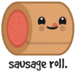 Sausage Roll Tee - Cookie (674x518)