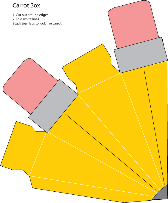 Caja En Forma De Lápiz Más - Caja En Forma De Lapiz (563x681)