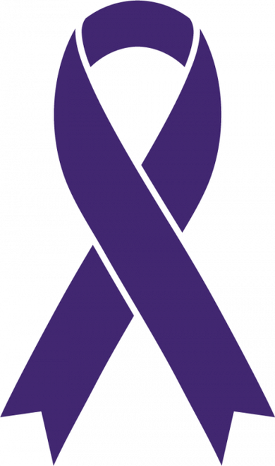 Lms Ribbon Vinyl V - Army Sexual Assault Awareness Month (390x659)