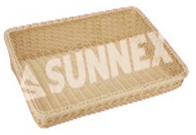 Corbeille Rectangulaire En Rottan Beige - Microcontroller (600x600)