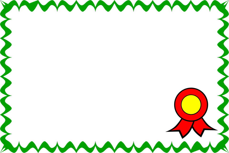 Flowers Borders Png 25, Buy Clip Art - Certificate Clipart (960x640)