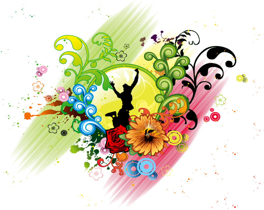 Vetor Floral Em Png - La Coquillade (1003x797)