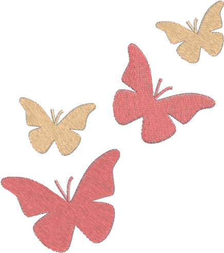 Borboletas - Bordadosdecoracao - Com - Borboletas Png (600x600)