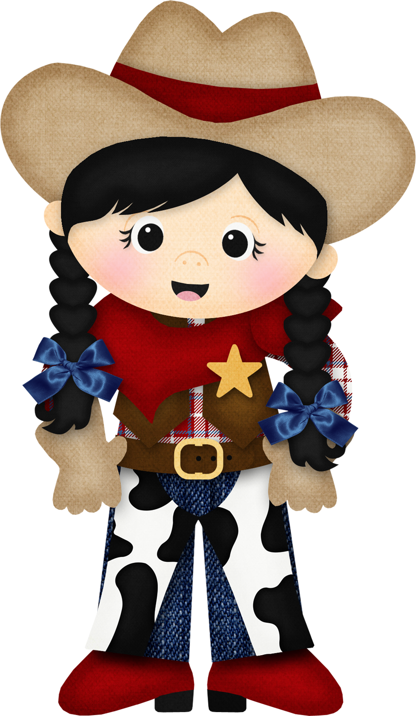 Photo By @rosimeri - Cowboy And Cowgirl Clipart (843x1449)
