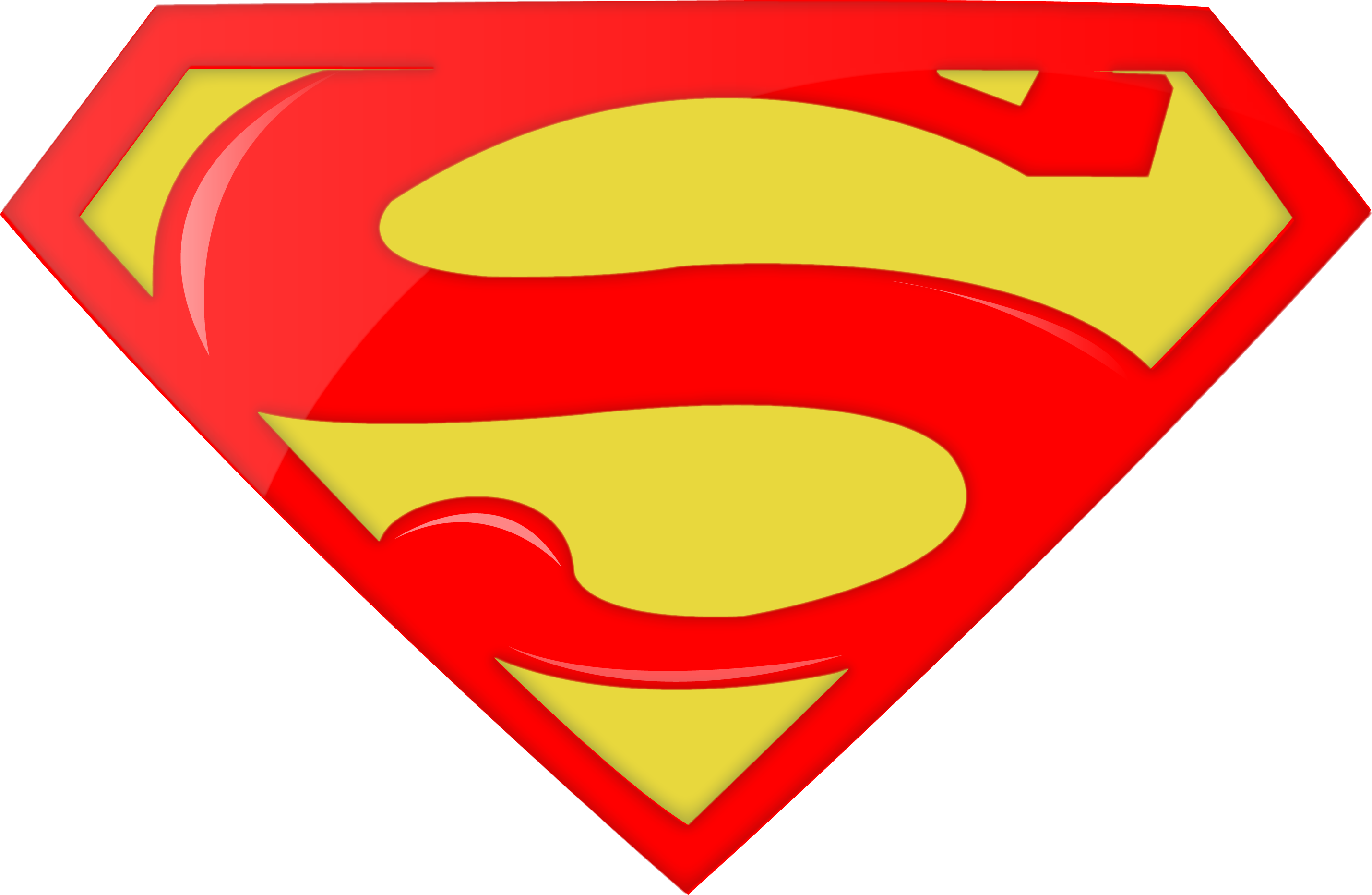 Superman Logo Supergirl Clip Art - Superman Logo Supergirl Clip Art (2859x1864)