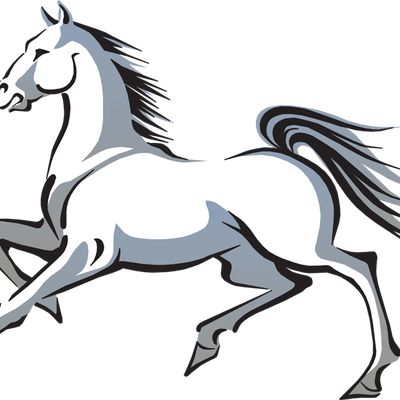 Fodder - Clipart - Mustang Horse Clip Art (400x400)