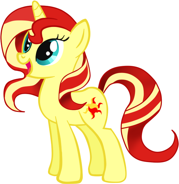 Fanmade Sunset Shimmer - Sunshine Shimmer My Little Pony (900x662)