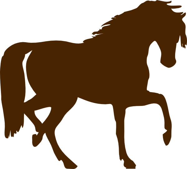 Horse Silhouette Clip Art (600x541)
