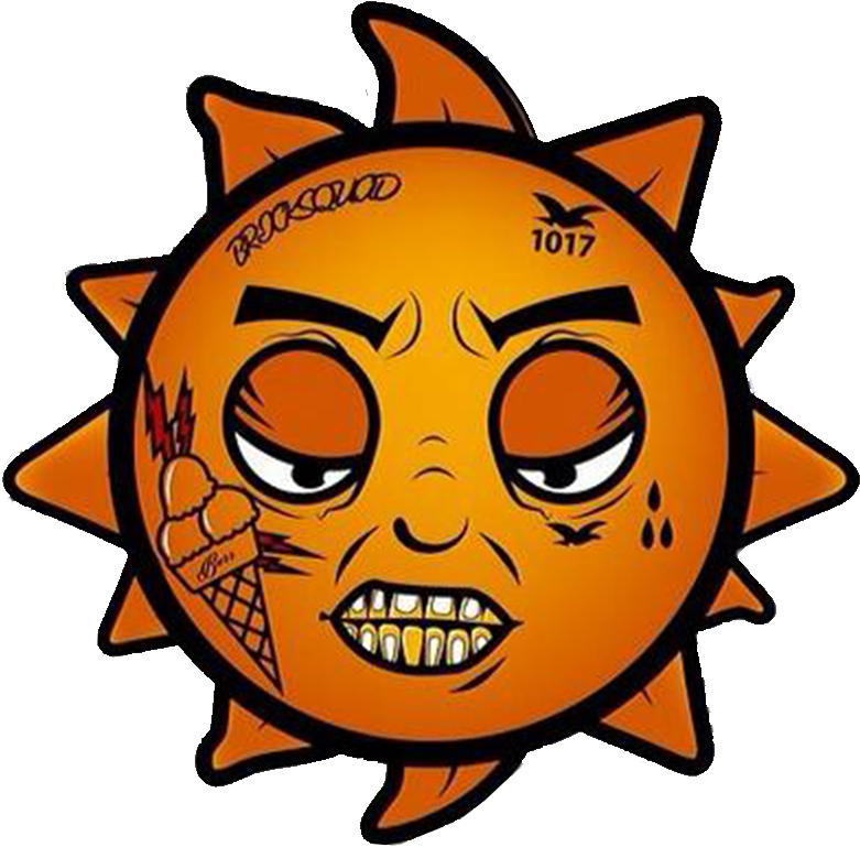 Gucci Mane - Glo Gang Emojis Faces (1000x1000)