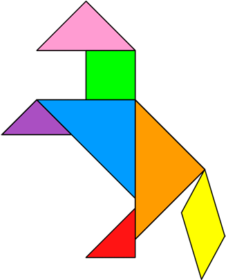Tangram Horse - Tangram Horse (420x420)