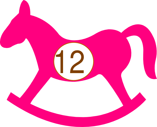 Rocking Horse Clip Art - Rocking Horse Clip Art (600x486)