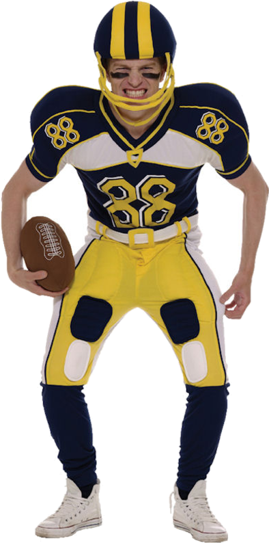American Football Player Costume - American Football Fancy Dress (500x793)