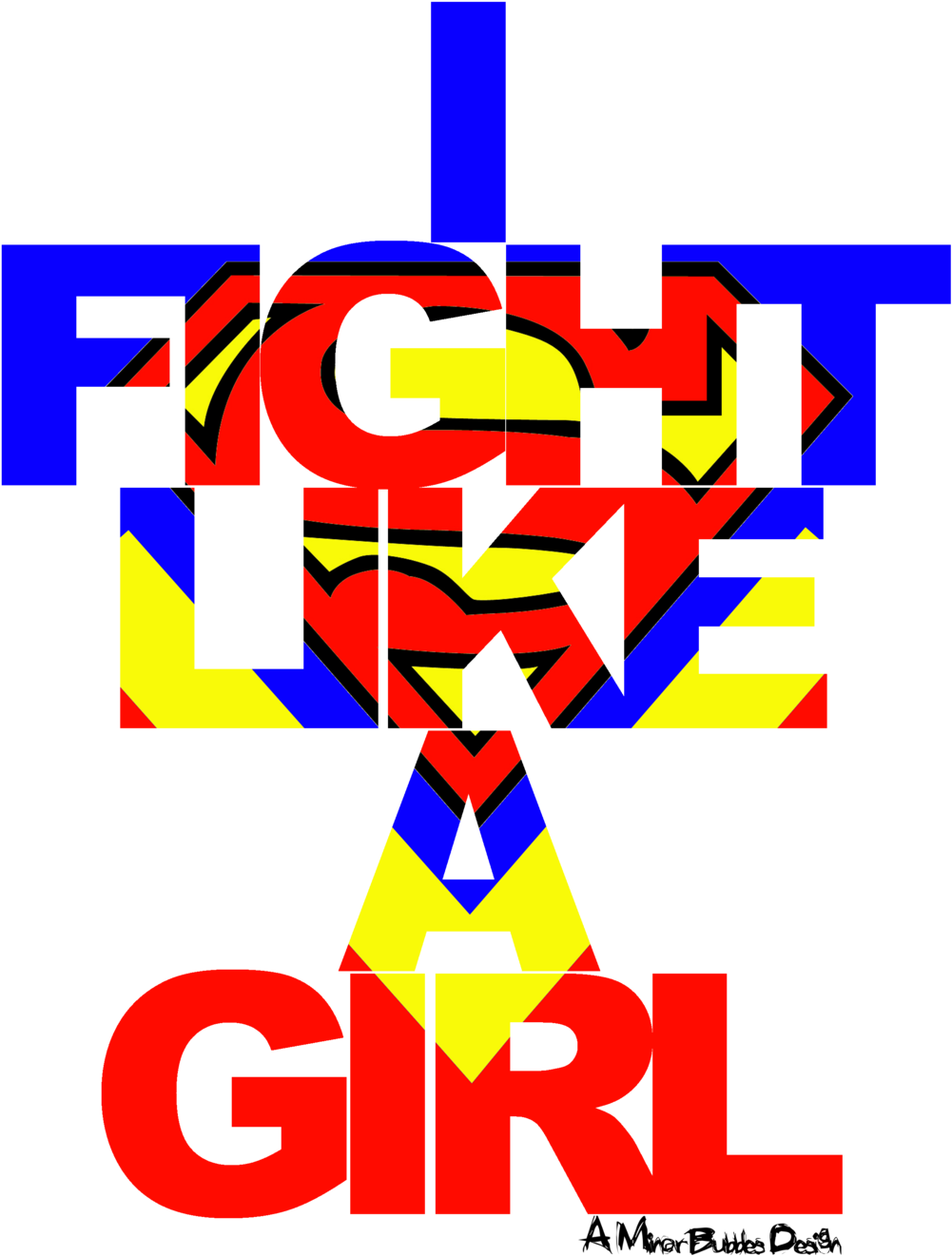 I Fight Like A Girl Series - Fight Like A Girl Supergirl (1024x1365)