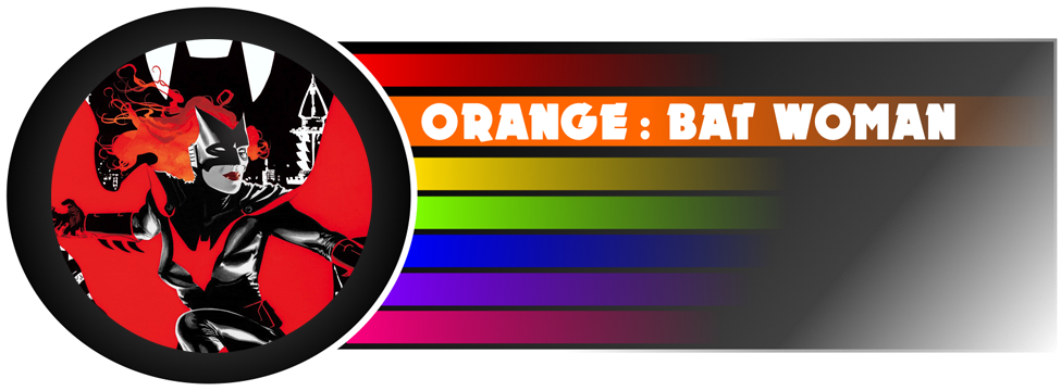 Orange Batwoman - Ata-boy Dc Comics Batwoman Magnet (975x360)