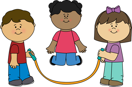 Kids Jumping Rope Clip Art - Jump Rope Clip Art (450x296)