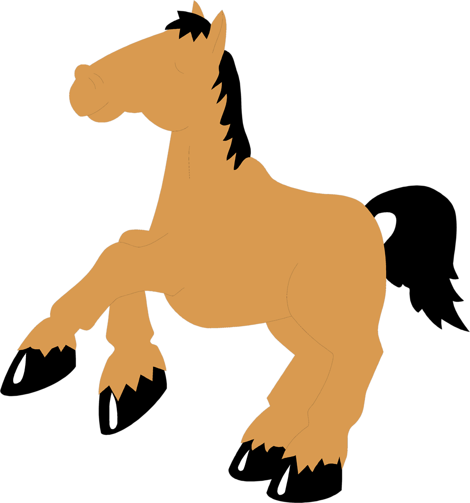 Horse - Horse Clipart No Background (958x1027)
